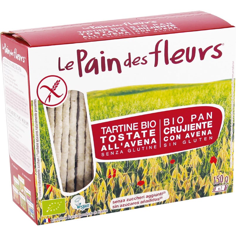Primeal Pain Des Fleurs Tartine Tostate Avena 150g-1