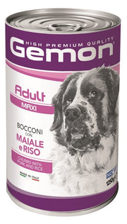 Gemon Adult Maxi Bocconi con Maiale e Riso 150 g