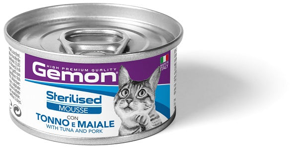 Gemon Mousse Sterilised con Tonno e Maiale 85 g