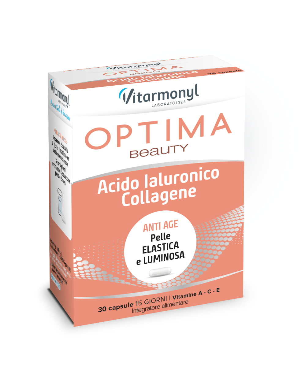 Vitarmonyl Optima Beauty Acido Ialuronico Collagene 30 Capsule-1