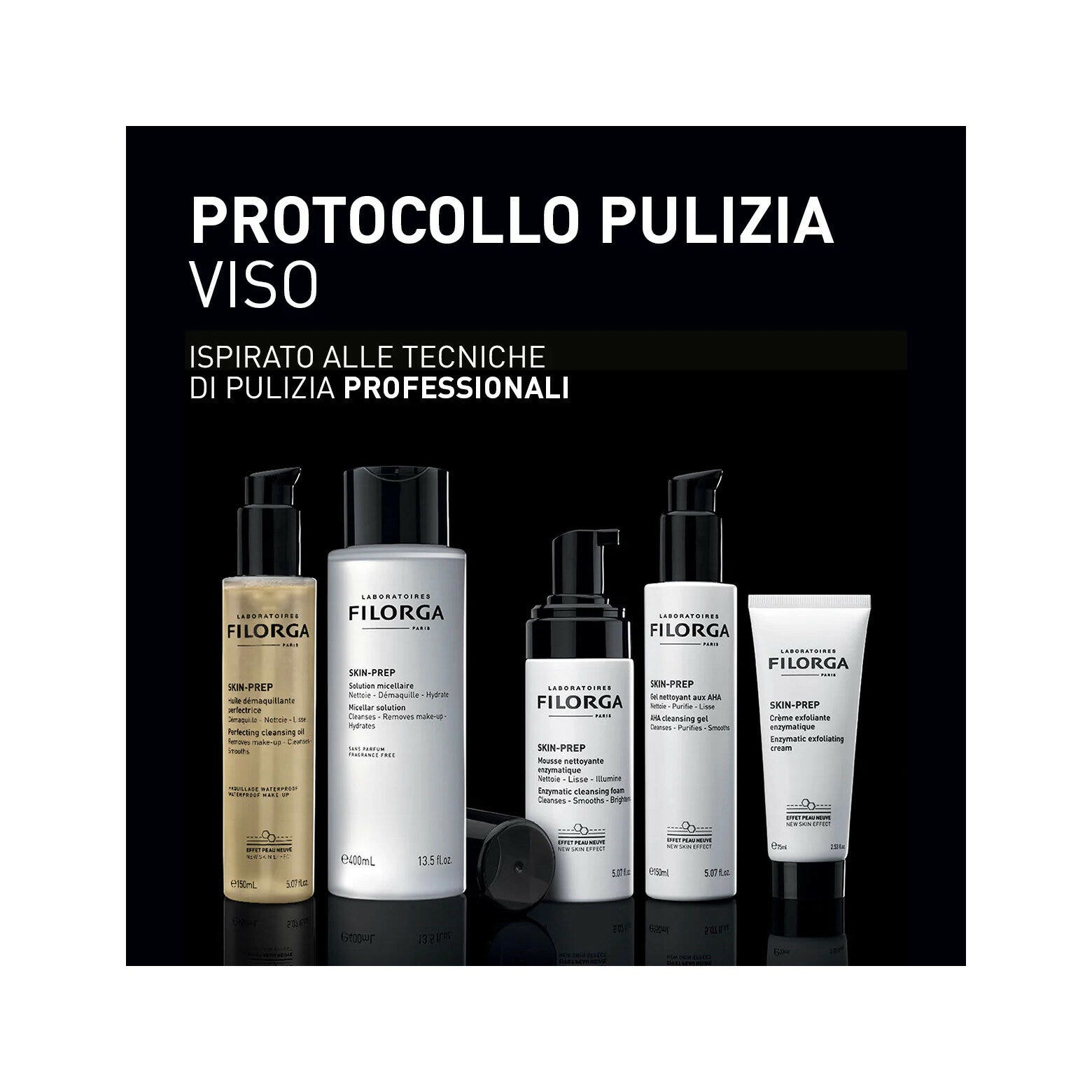 Filorga Skin Prep Gel Detergente Con Acidi Aha 150ml-5
