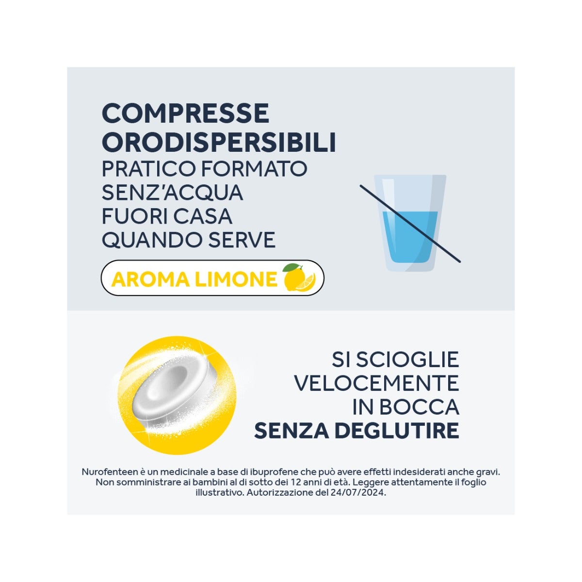Nurofenteen 12 Compresse Orosolubili Limone 200mg-16