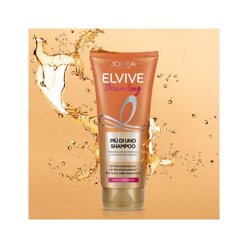 L'Oréal Paris Elvive Più Di Uno Shampoo Dream Long Shampoo Nutriente Capelli Lunghi/Lisci 200ml-8