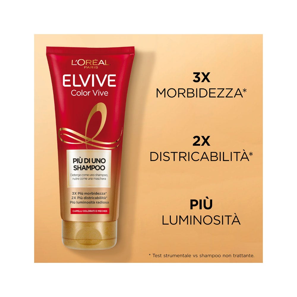 L'Oréal Paris Elvive Più Di Uno Shampoo Color Vive Shampoo Capelli Colorati 200ml-3