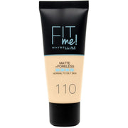 Maybelline New York Fit Me Fondotinta Opacizzante 110 Porcelaine 30ml - 1