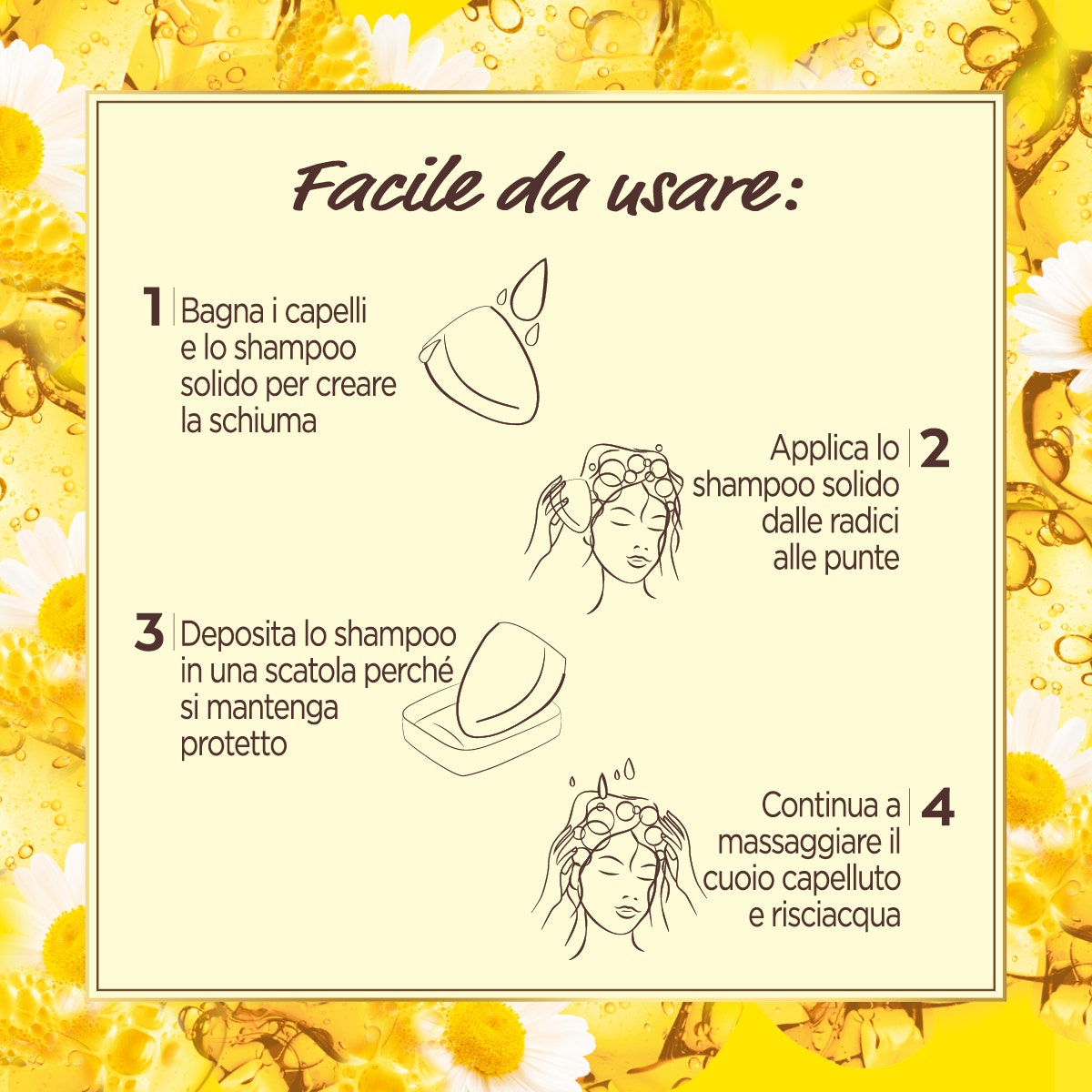Garnier Ultra Dolce Shampoo Solido Illuminante Camomilla/ Miele 60g - 3