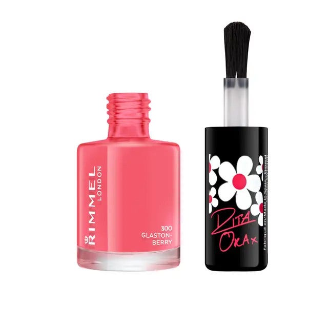 Rimmel Smalto 60 Seconds Super Shine Tonalità 300 Glaston Berry-2
