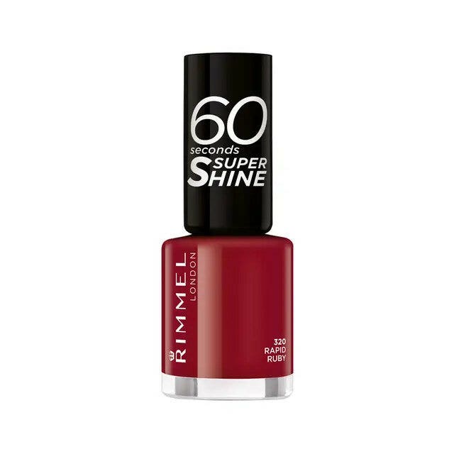 Rimmel Smalto 60 Seconds Super Shine Tonalità 320 Rapid Ruby-1