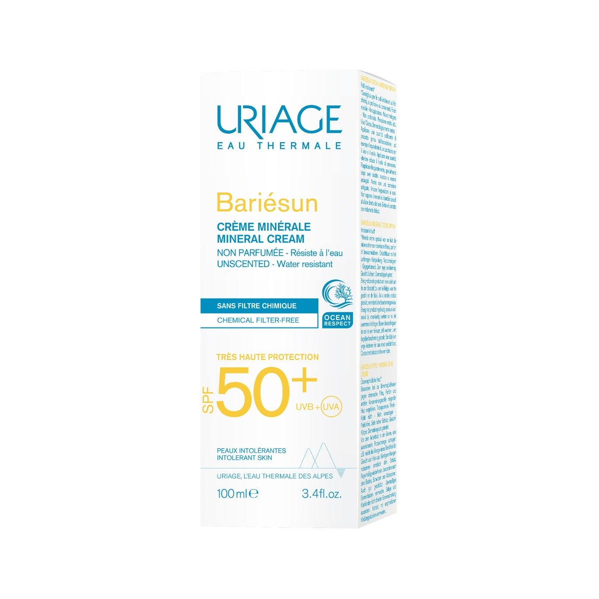 Uriage Bariesun Crema Minerale SPF50+ 100ml-6
