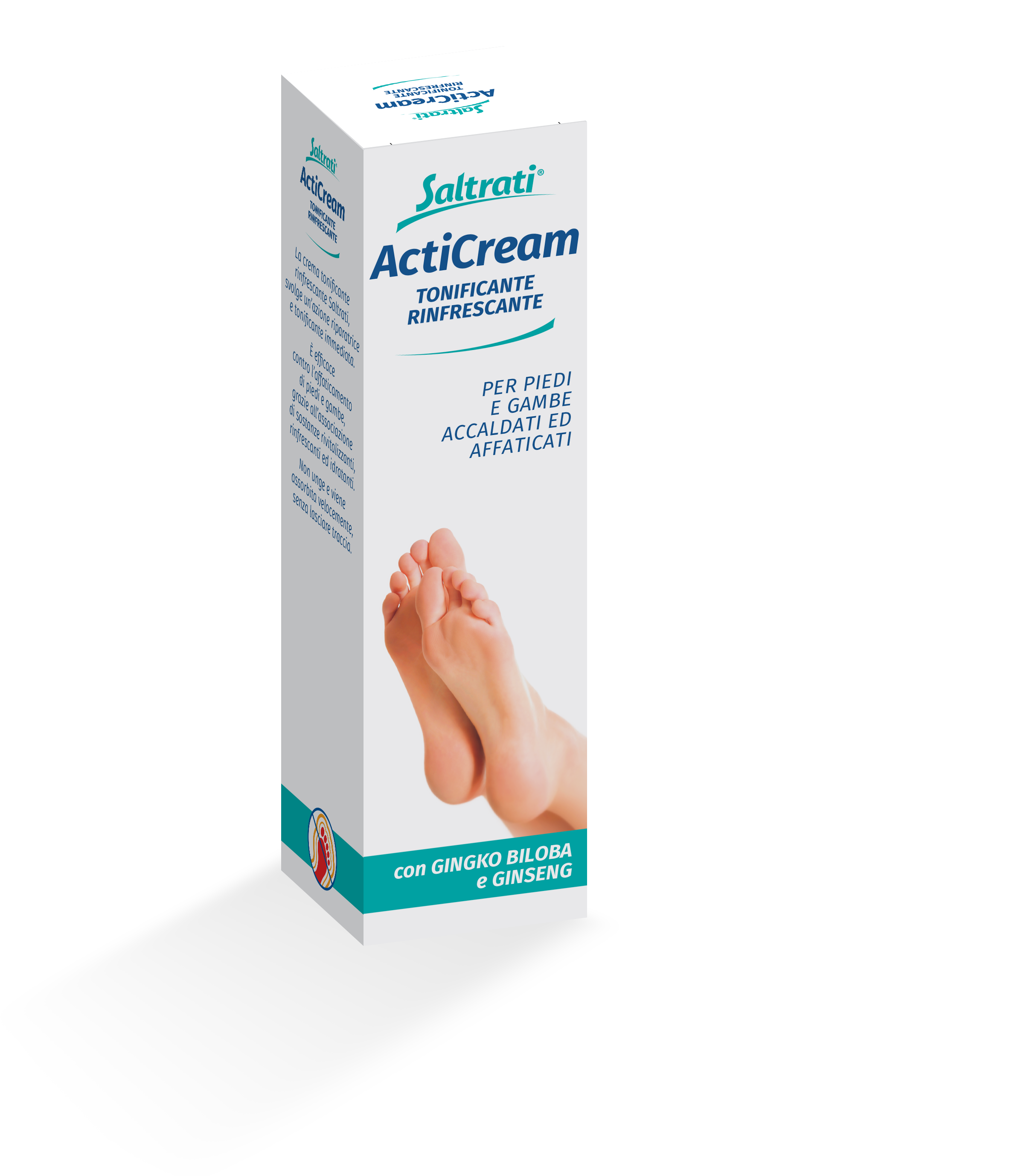 Saltrati Acticream Tonificante Rinfrescante 100ml  - 3