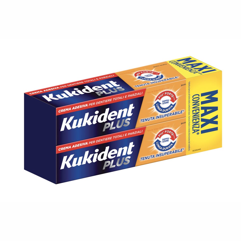 Kukident Plus Doppia Azione 2x65g-3