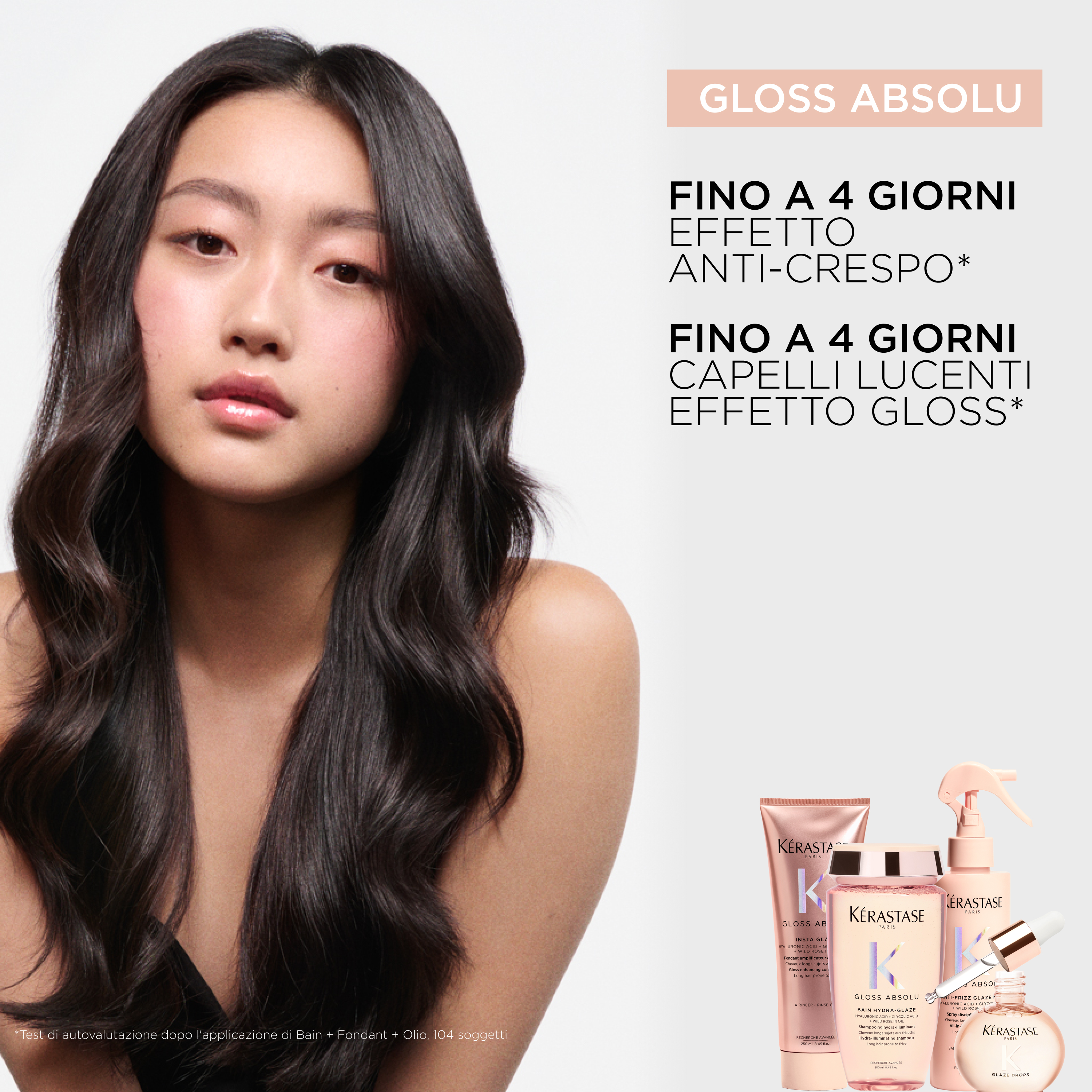 Kérastase Gloss Absolu Conditioner Insta Glaze per capelli tendenti al crespo 250ml