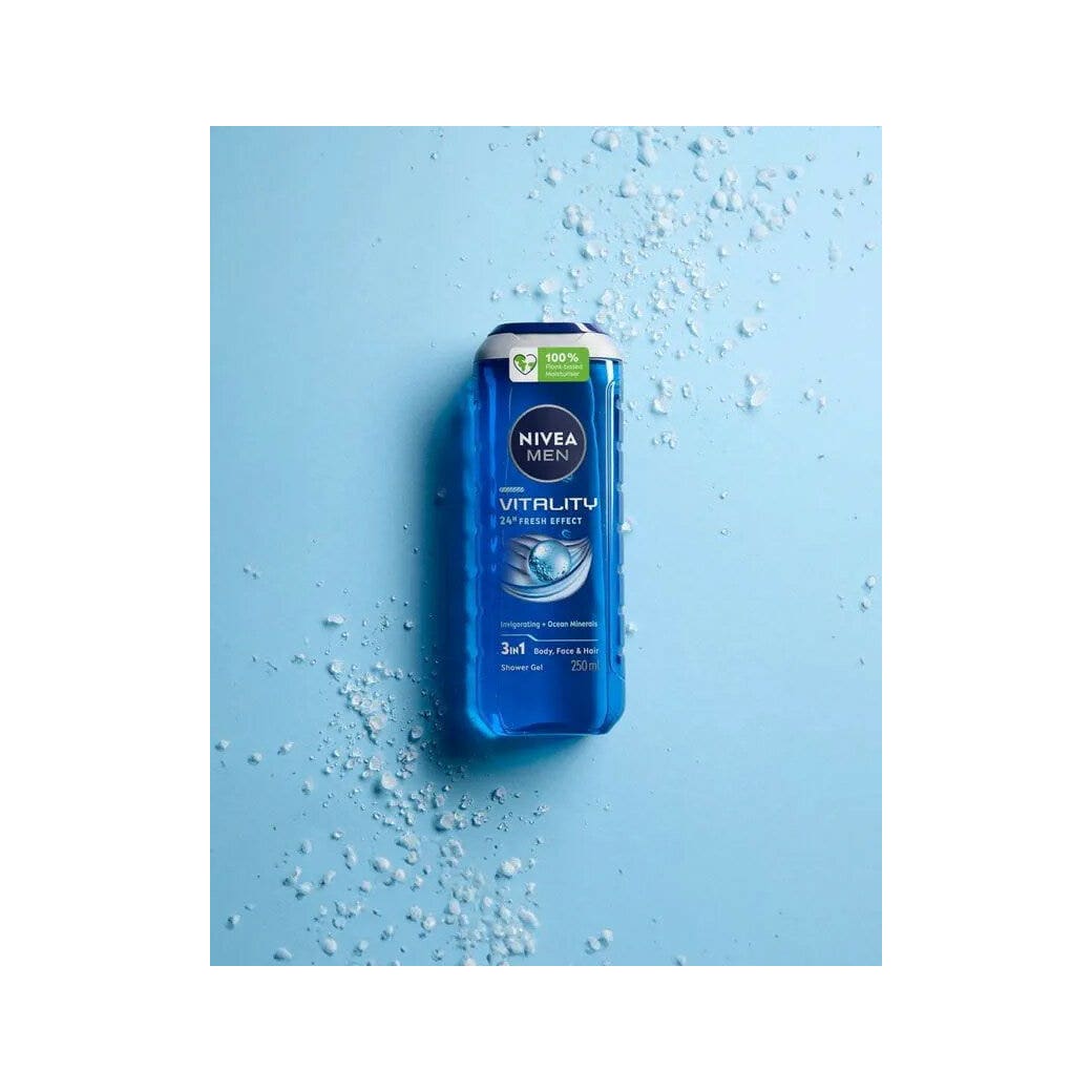 Nivea Men Doccia Shampoo Fresh Ocean 250ml-4