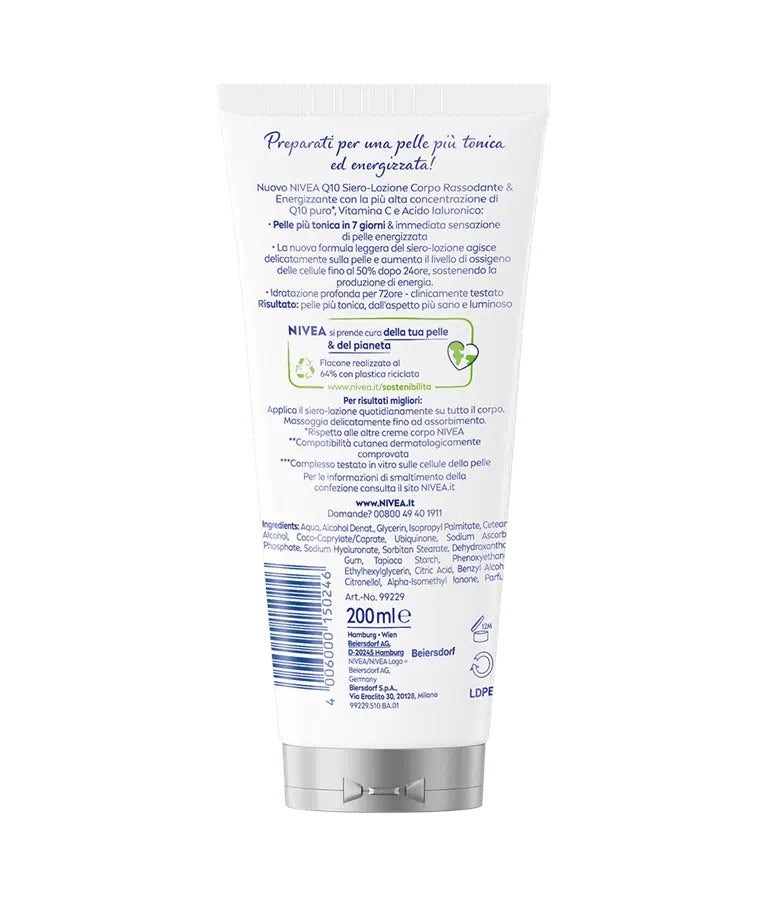 Nivea Q10 Siero Lozione Corpo Rassodante Energizzante 200ml-2