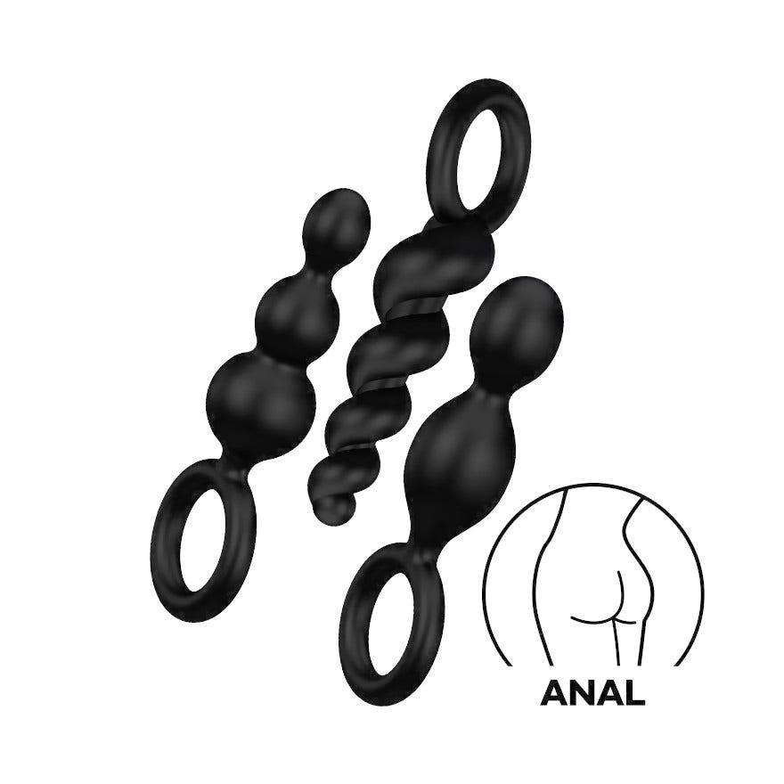 Satisfyer Booty Call Plug Anali Nero-0