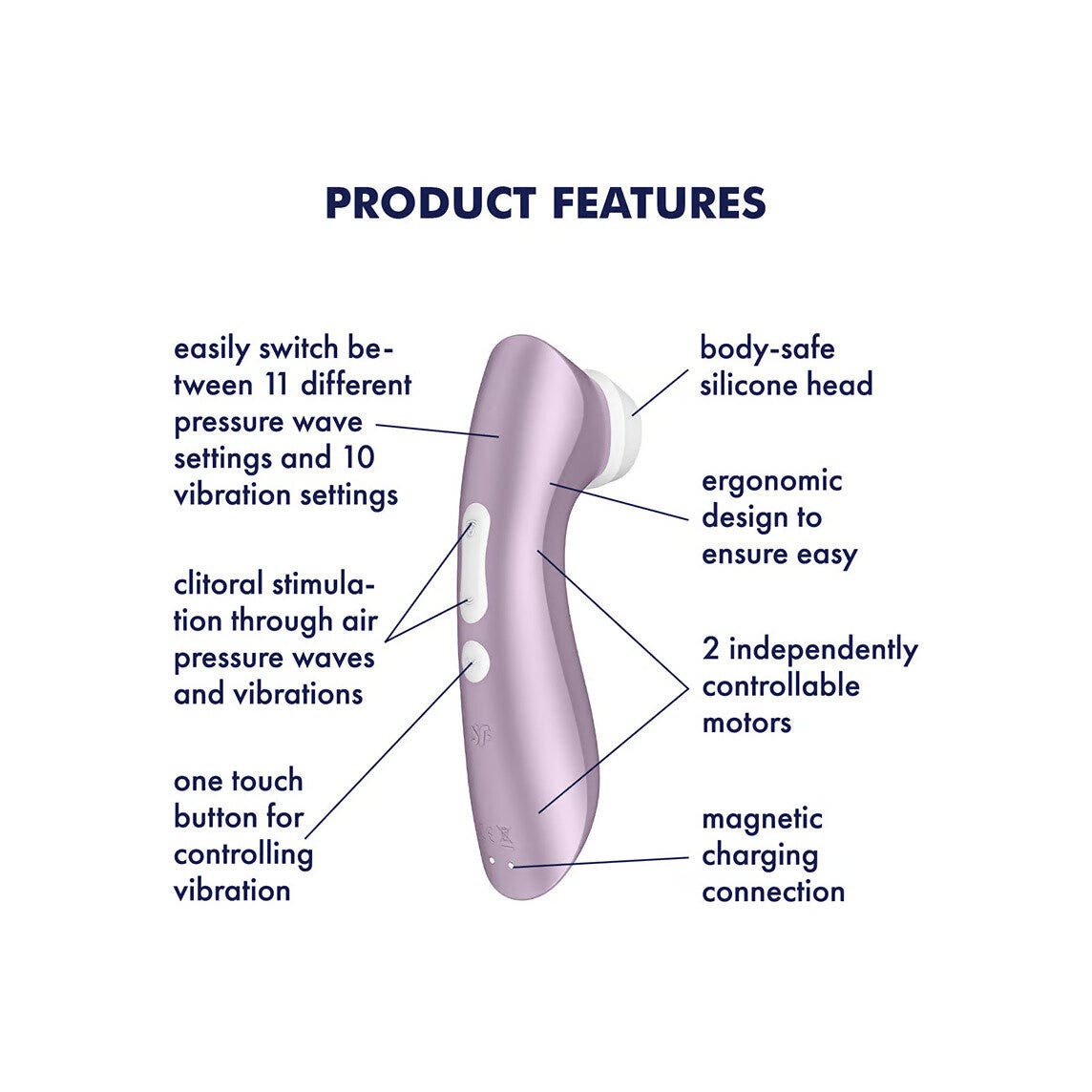 Satisfyer Pro 2+ Stimolatore Clitorideo Viola-2
