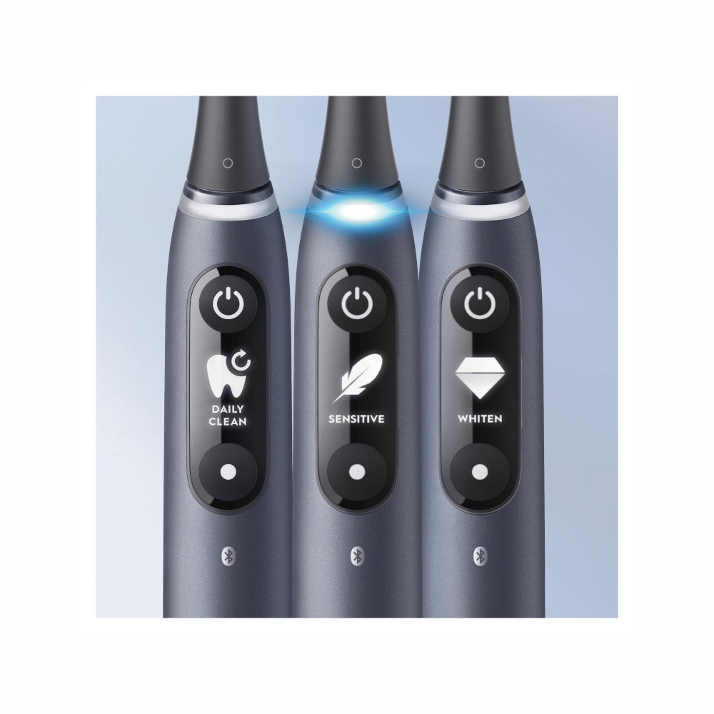 Oral-B Spazzolino Elettrico Ricaricabile iO 7S Nero, 2 Testine, 1 Custodia Da Viaggio, 1 Spazzolino-8