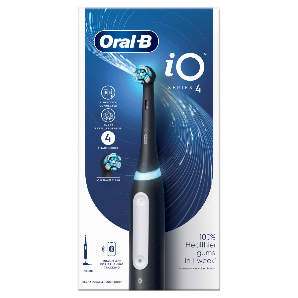 Oral-B iO 4 Spazzolino Elettrico Ricaricabile Nero-5