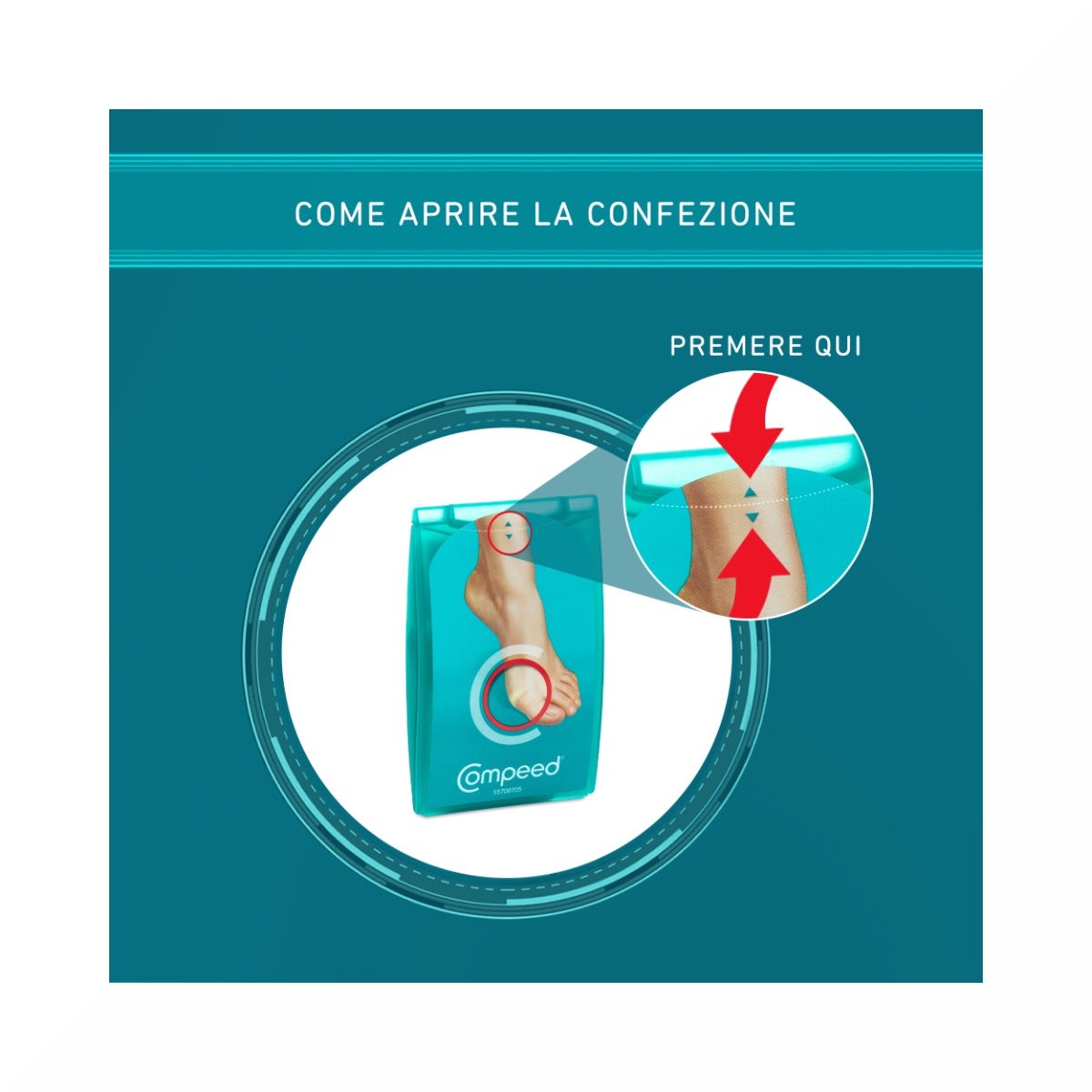 Compeed Cerotti Vesciche Piccolo 6 Pezzi-6