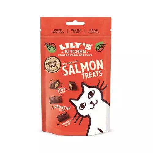 Lily's Kitchen Salmon Treats Snacks Cat 60g-1