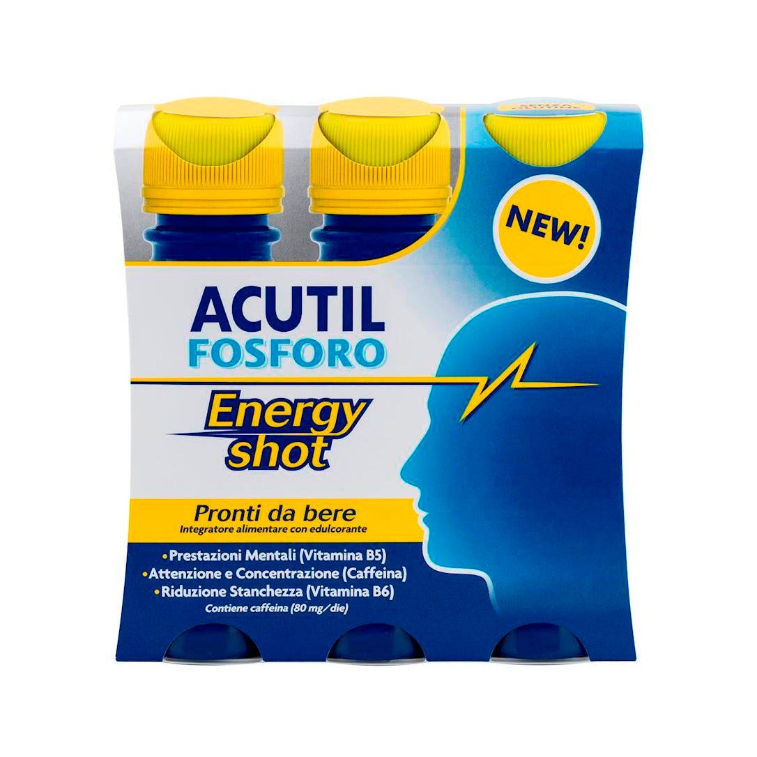 Acutil Fosforo Energy Shot 3X60ml  - 3