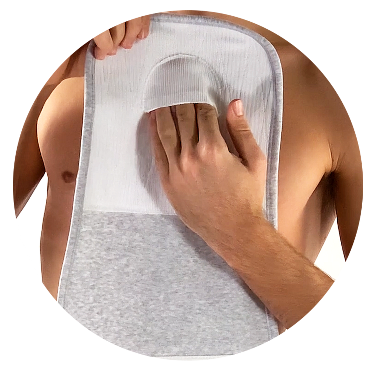 Pavis Fascia Lombare Self-care Colore Grigio Melange Cod. 549