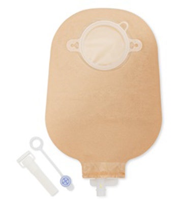 Dansac Nova 2 Sacca per Urostomia Anatomica Trasparente 55mm 10 Pezzi + 1 Adattatore E 10 Tappini Esterni-2