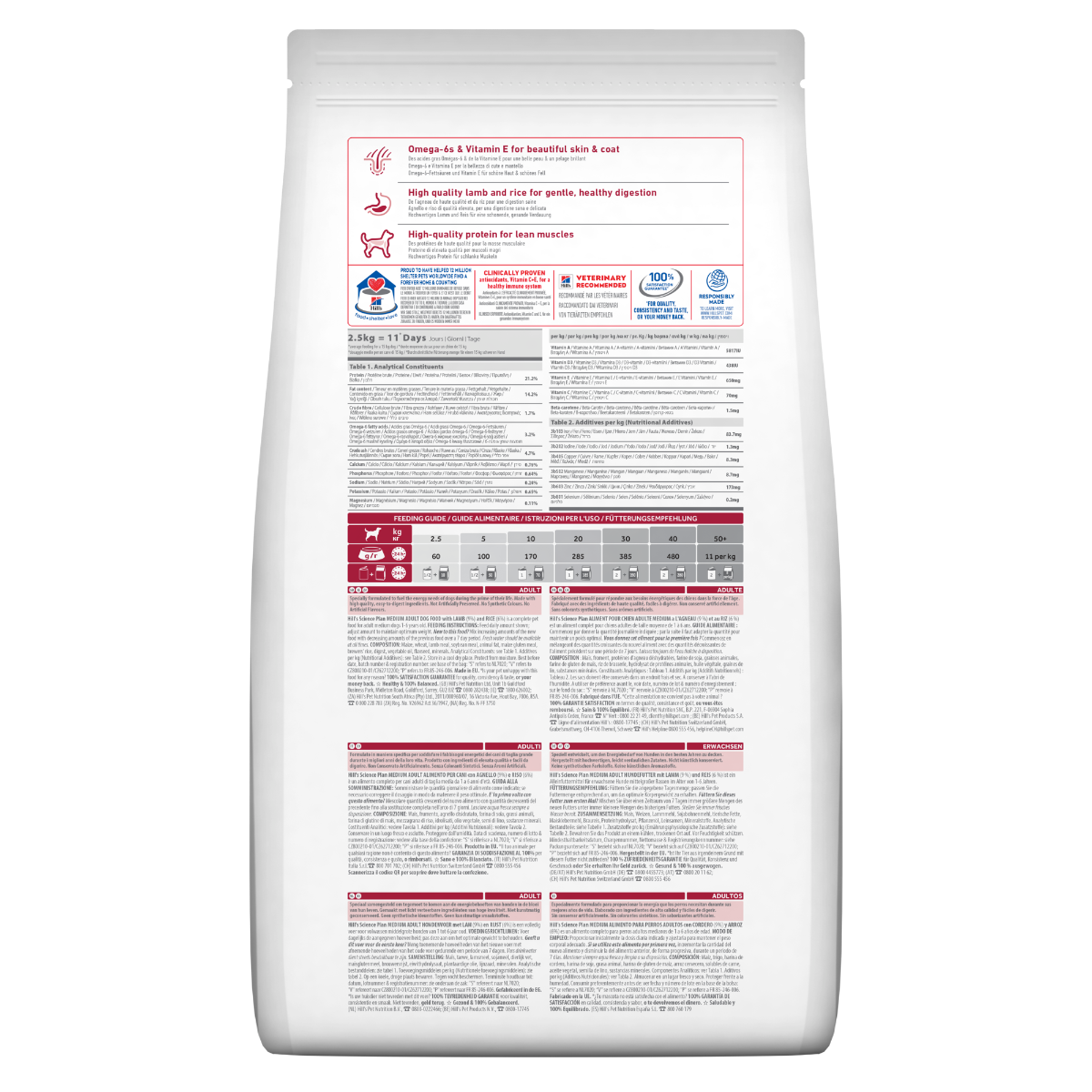 Hill's Science Plan Medium Adult Crocchette con Agnello e Riso per Cani  Sacco 14 Kg-1