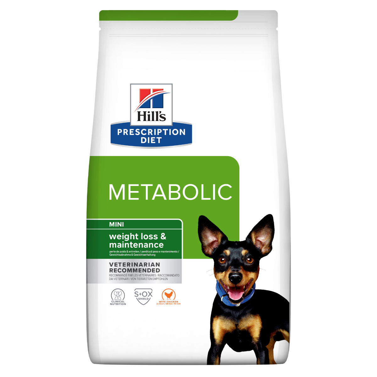 Hill's Prescription Diet Metabolic Crocchette Al Pollo Per Cani Taglia Mini Sacco 6kg-1