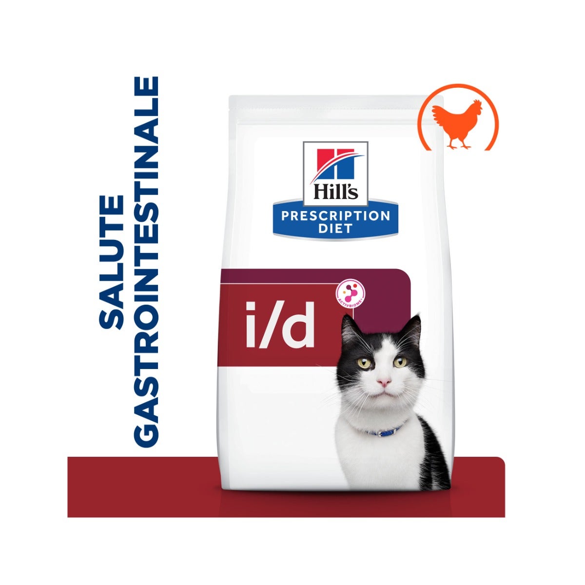 Hill's Prescription Diet I/D Digestive Care Crocchette Per Gatti Con Pollo Sacco 3kg-3