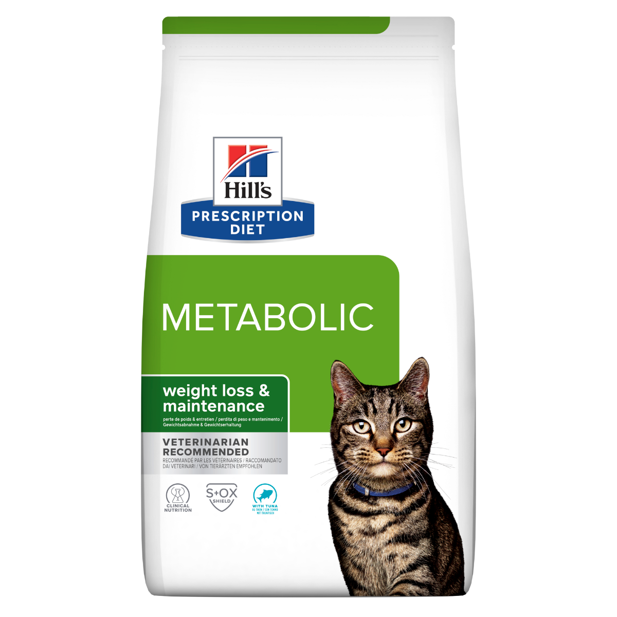 Hill's Prescription Diet Metabolic Crocchette Tonno Per Gatti Sacco 3kg-0