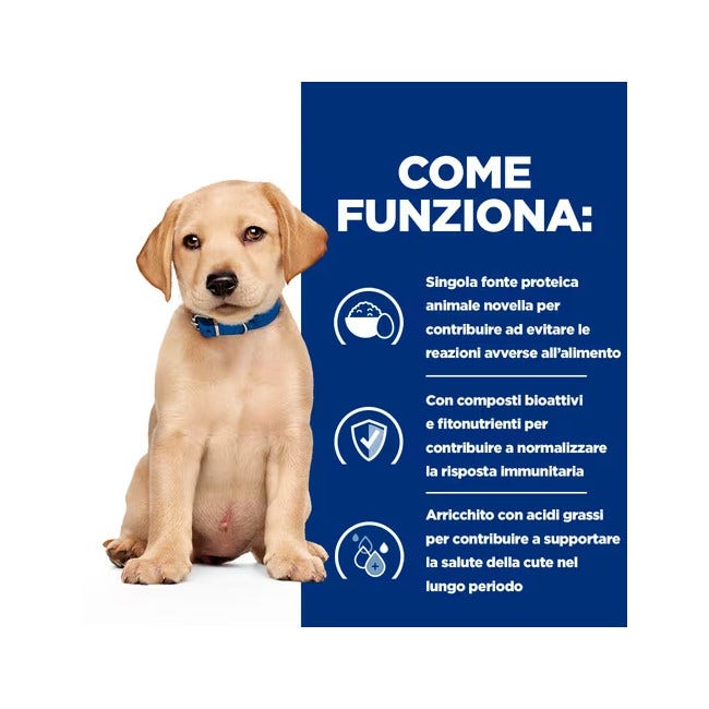 Hill's Prescription Diet Derm Complete Puppy Crocchette Per Cuccioli Sacco 4Kg-3