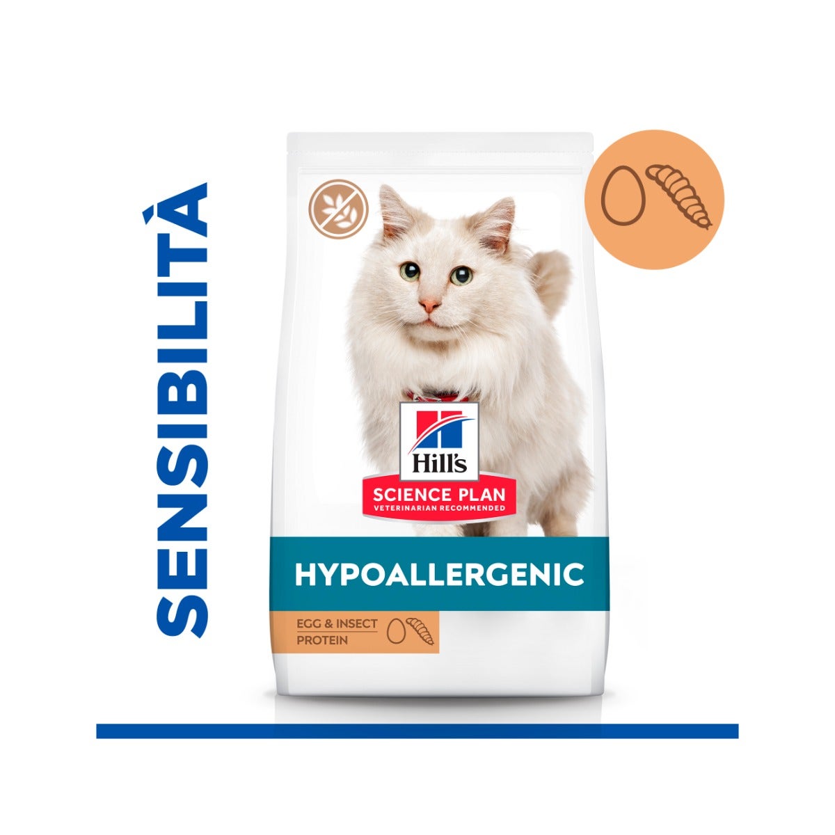 Hill's Science Plan Hypoallergenic Adult Alimento Secco Per Gatti Con Uova E Insetti 7Kg-6