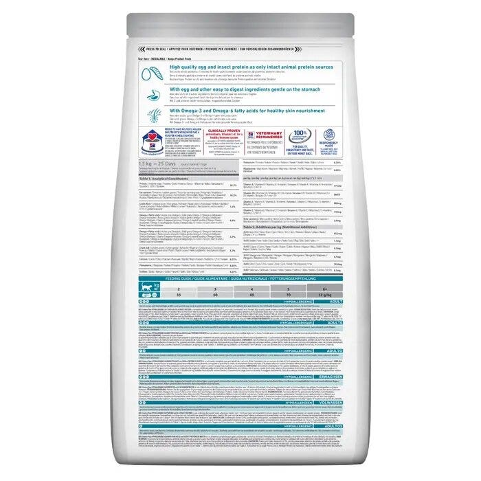Hill's Science Plan Hypoallergenic Adult Alimento Secco Per Gatti Con Uova E Insetti 7Kg-9