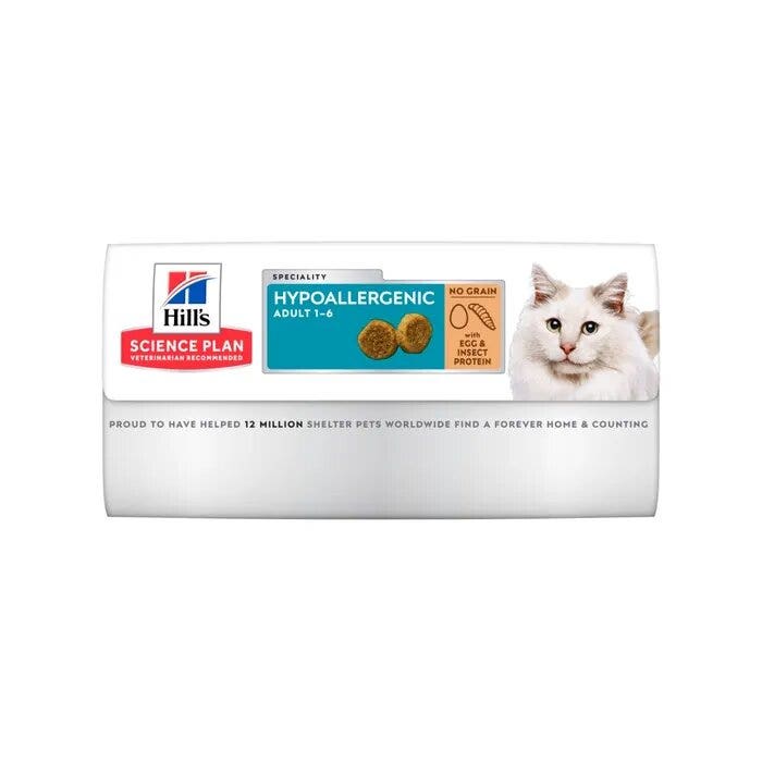 Hill's Science Plan Hypoallergenic Adult Alimento Secco Per Gatti Con Uova E Insetti 7Kg-15