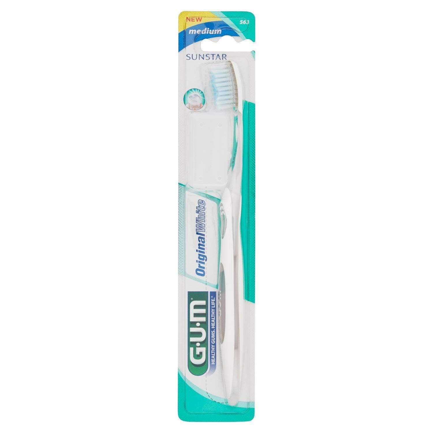 Gum Original White Spazzolino Medio Anti-Macchie  - 2
