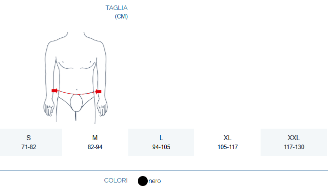 Pavis Erniaslip Colore Nero Cod. 656