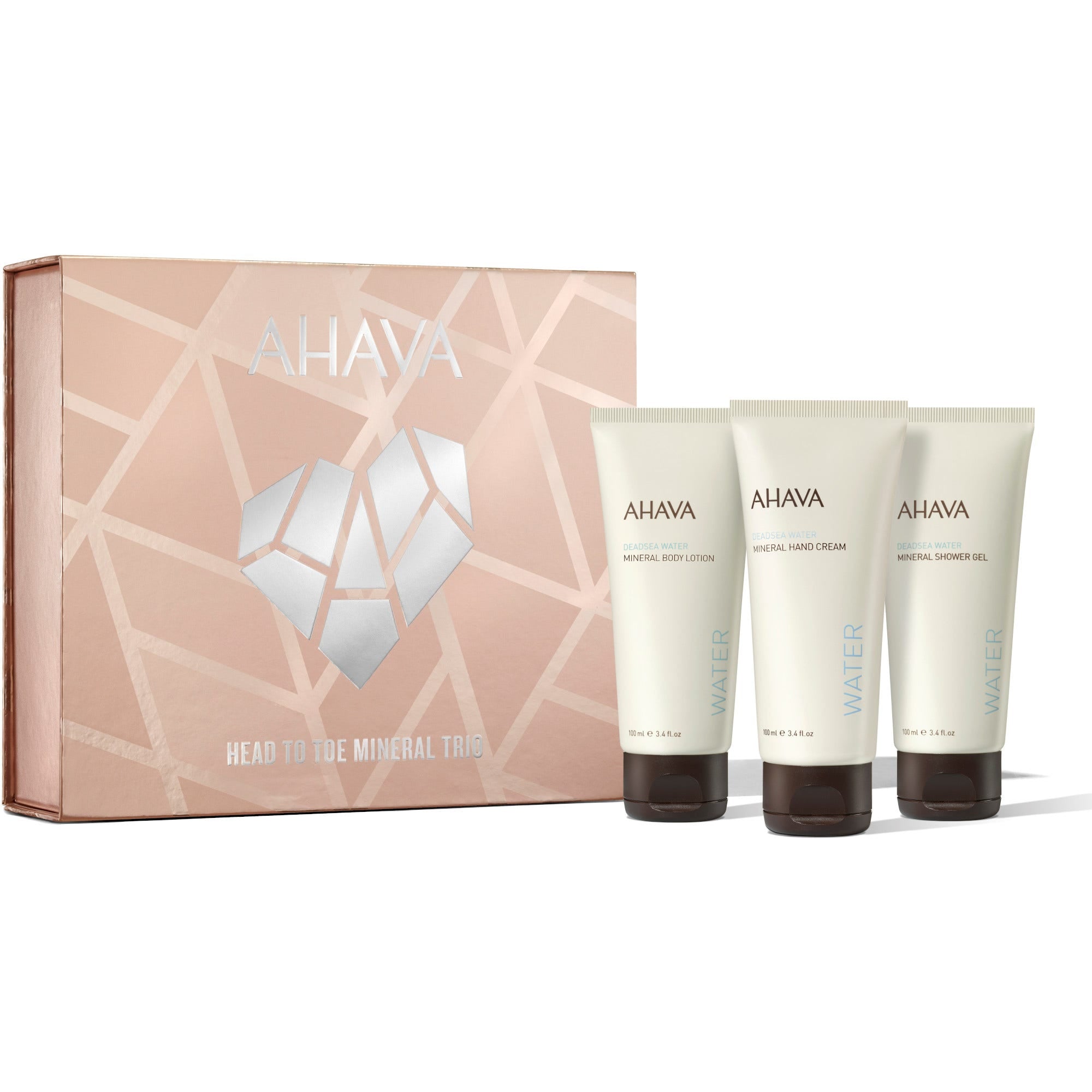 Head To Toe Mineral Trio Mineral Hand Cream 100ml + Mineral Body Lotion 100ml + Mineral Shower Gel 100ml  - 1