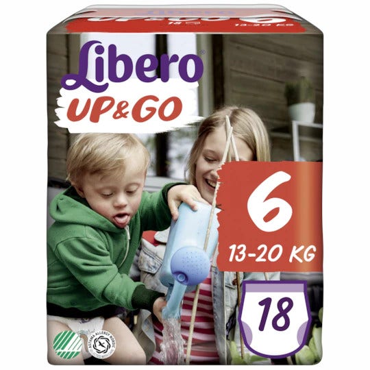 Libero Up&Go Pannolini Taglia 6 13-20Kg 18 Pezzi-2