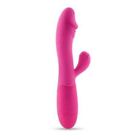Crushious Vibratore Rabbit Ricaricabile Blossoms Rosa Forte Con Lubrificante A Base D'acqua-3