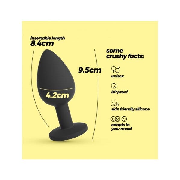 Crushious Camileo Plug Anale Grande Con 4 Gioielli Intercambiabili-10
