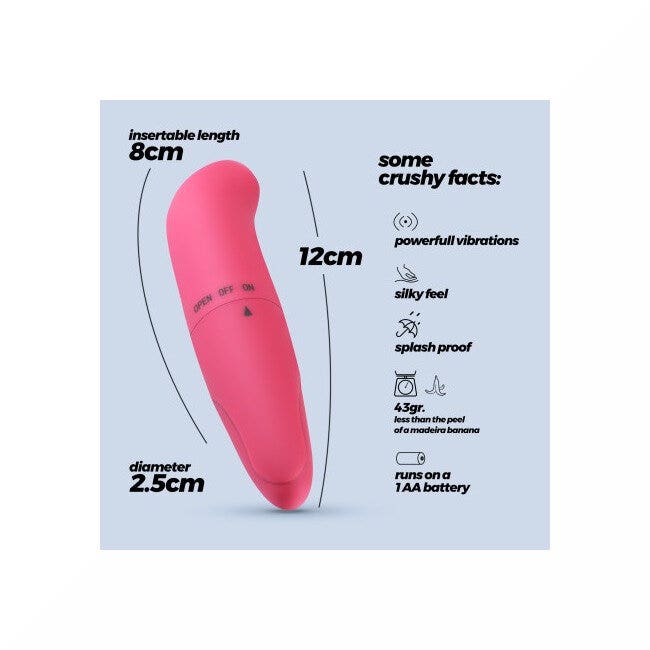 Crushious Massaggiatore Mini G-Finder Rosa-4