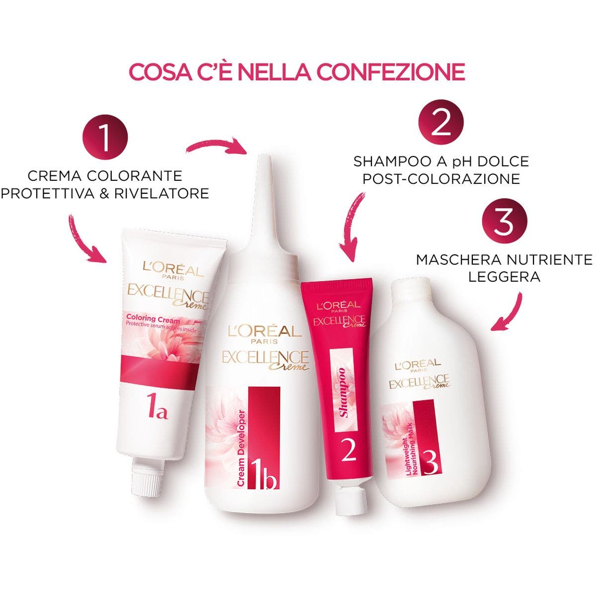 L'Oréal Paris Excellence Tinta Capelli 03 Castano Scuro 1 Pezzo  - 4