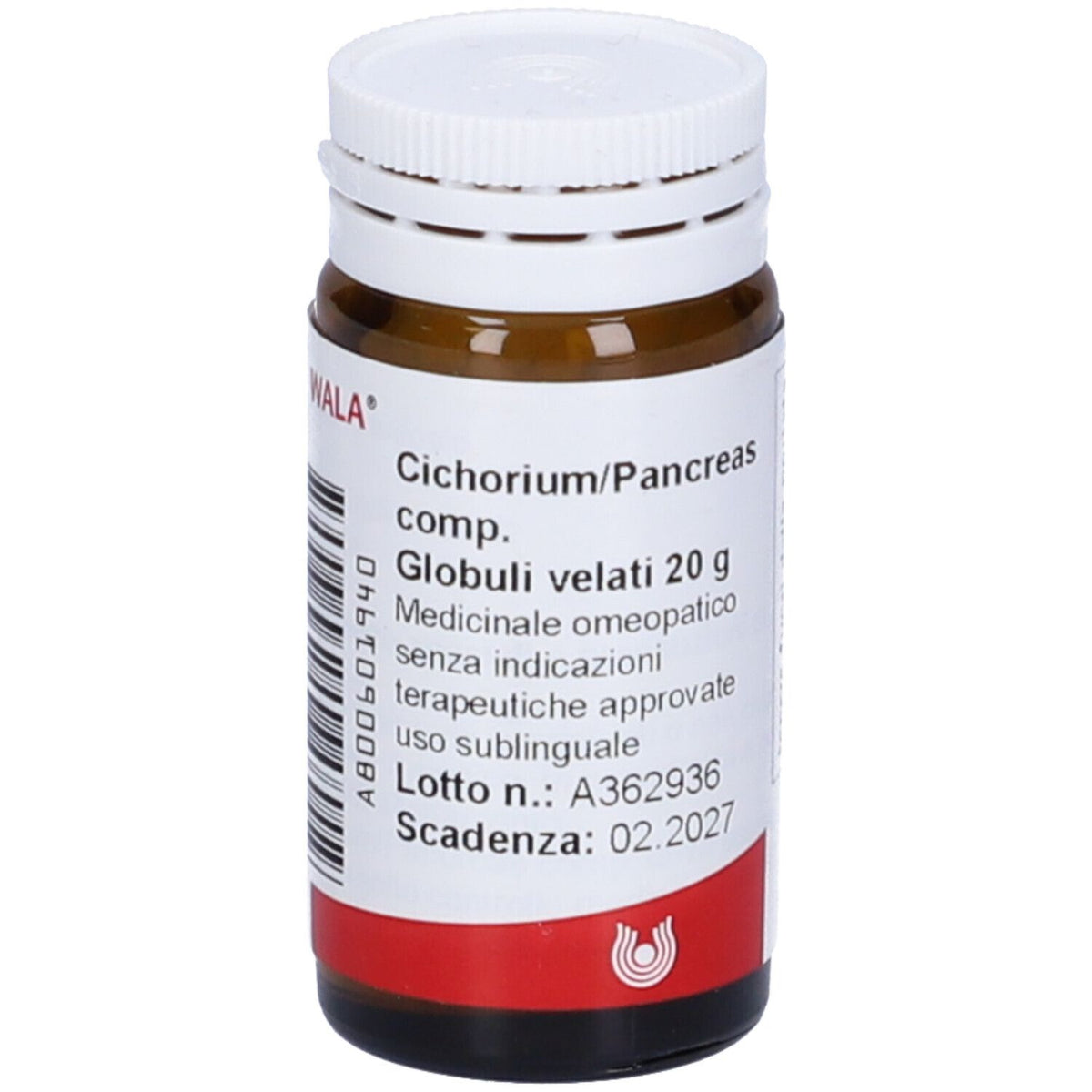 Wala Cichorium Pancreas Globuli 20g