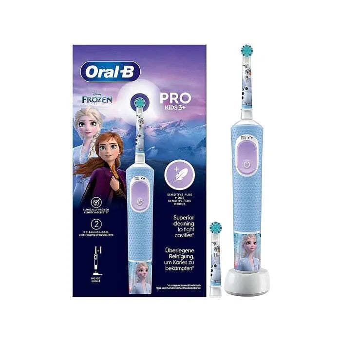 Oral-B Pro Kids Frozen Spazzolino Elettrico + 1 Testina Di Ricambio-2