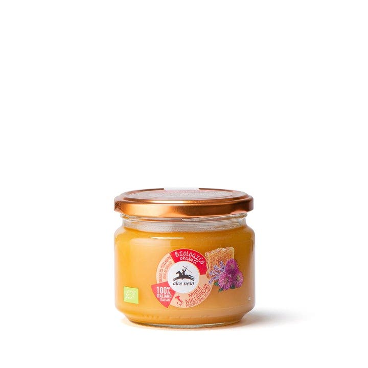 Alce Nero Miele Millefiori Italiano Bio 300g-2
