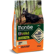 Monge B Wild Grain Free Adult Taglia Mini Anatra E Patate Cibo Secco Per Cani Adulti 2,5 Kg-1