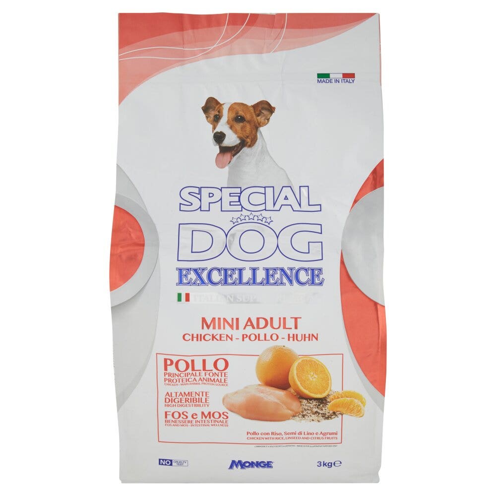 Special Dog Excellence Cibo Secco Pollo Per Cani Adulti Taglia Mini 3kg-1