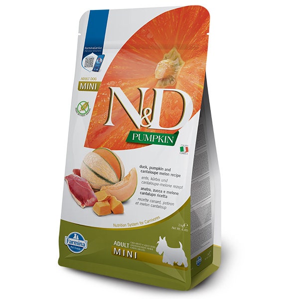 Farmina N&D Pumpkin Anatra Zucca E Melone Per Cani Adulti Taglia Mini 2kg-1