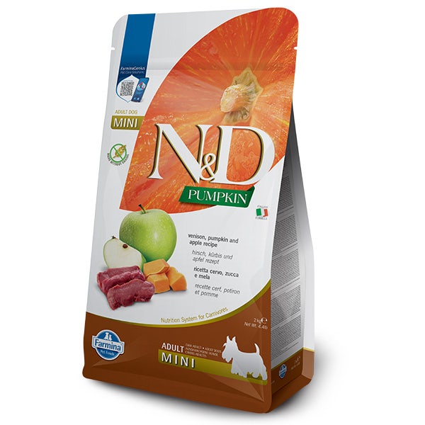 Farmina N&D Pumpkin Cibo Secco Cervo Zucca E Mela Per Cani Adulti Sacco 2kg-1